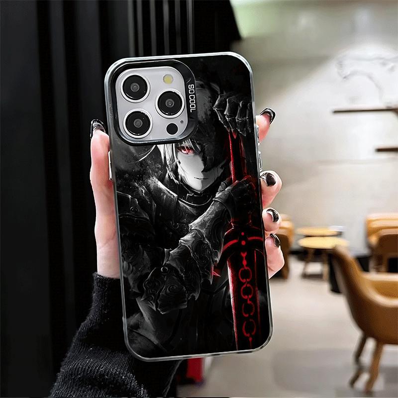 Fate Zero Stay Night Saber Shockproof Phone Case for iPhone 17 Air 16 16E 15 Pro Max 14 Plus 13 Mini 12 Back Cover Anti Fall Fun