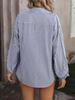 2024 Spring & Autumn European-American Women’s Long Sleeve Button-Down Top