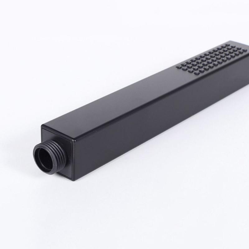 Quadratischer Handbrausenkopf mit Einzelfunktion, universeller wassersparender Sprinkler, kreativer modischer Hochdruck-Duschsprüher