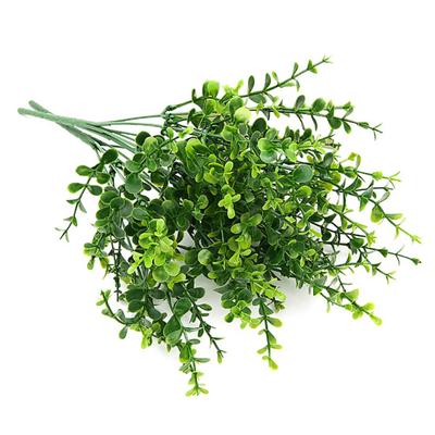 1Pc Plastic Fake Artificial Green Grass Bonsai Craft Garden Home Office Decor