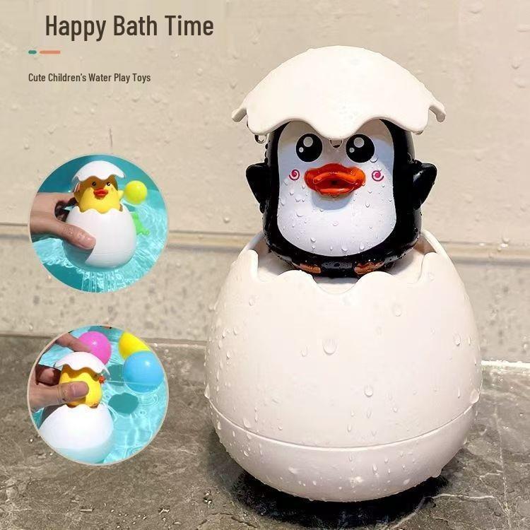 Douyin Water Spraying Dinosaur Egg Baby Bath Toy – Children s Bath Time Fun