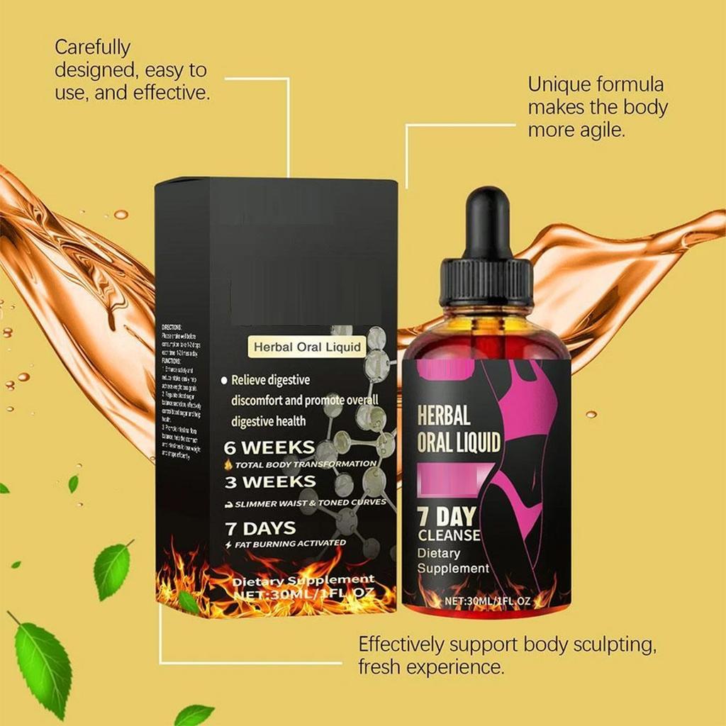 Herbal Oral Liquid 30ML - Contouring & Weight  Loss  Burner