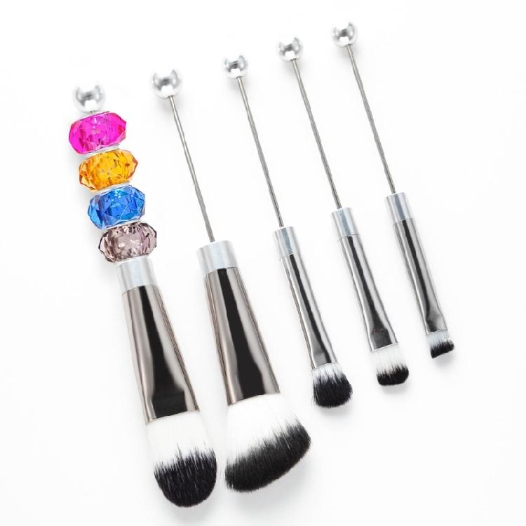 Easy Grip Makeup Brushes Makeup Brushes Set DIY Beaded Comestic Brush for Women
