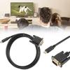Cabo USB C para VGA 1.8M 1080P Portátil Tipo C para Adaptador Conversor VGA