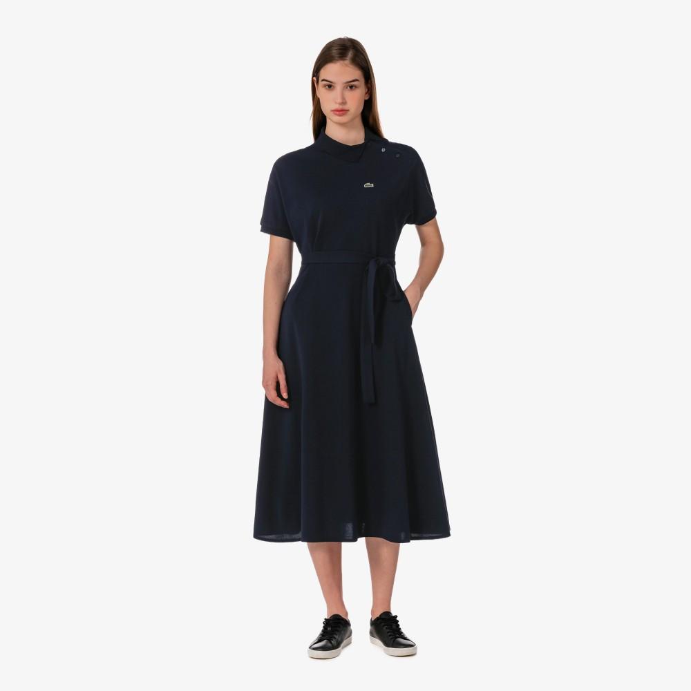 [lacoste] Women's Oblique Placket Polo Dress EF508E-56G166
