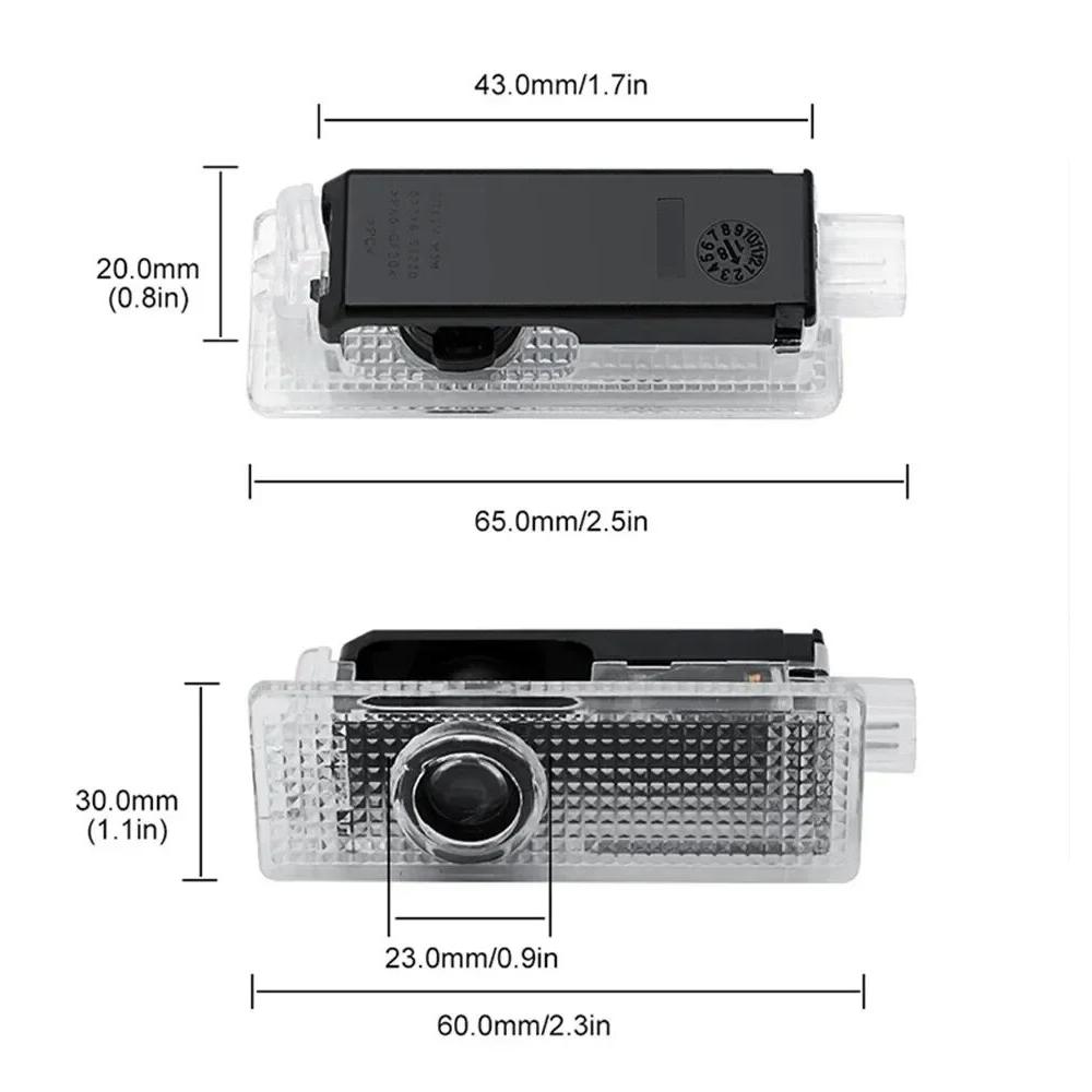 2PCS-LED Car Door logo Projector Lamps Welcome Light For Mini BMW M E90 E60 F18 E46 F30 F20 M2 M5 M3 E87 M4 X3 X5 X1 Accessories
