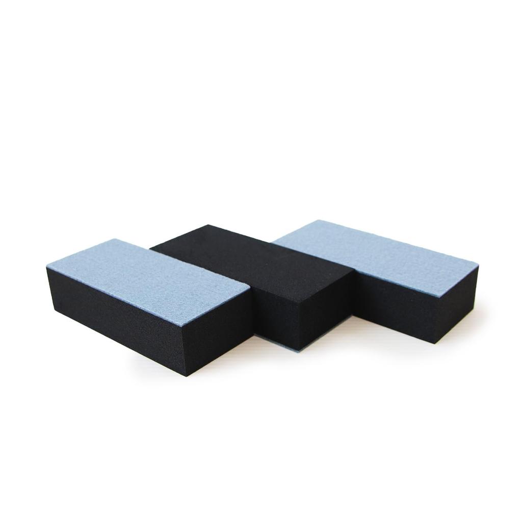 Pit Life Coating Sponge for Set of 10cm x Urethane and Car Window Coating EVA Sponge Cars, 3, Dual-Layer, 4.5cm, Felt, Wash, Glass, Body, Glass,