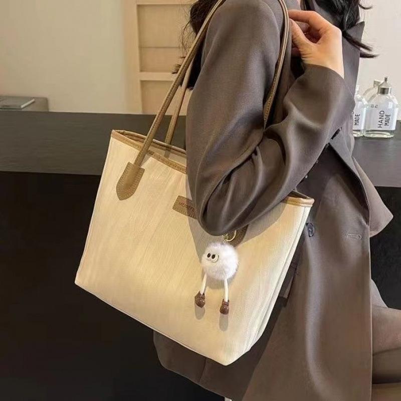 

Trendy Women s Large Capacity Spring/Summer 2025 Tote: Versatile, Stylish Commuter Shoulder Bag Bag + White Elf Pendant [In Stock]