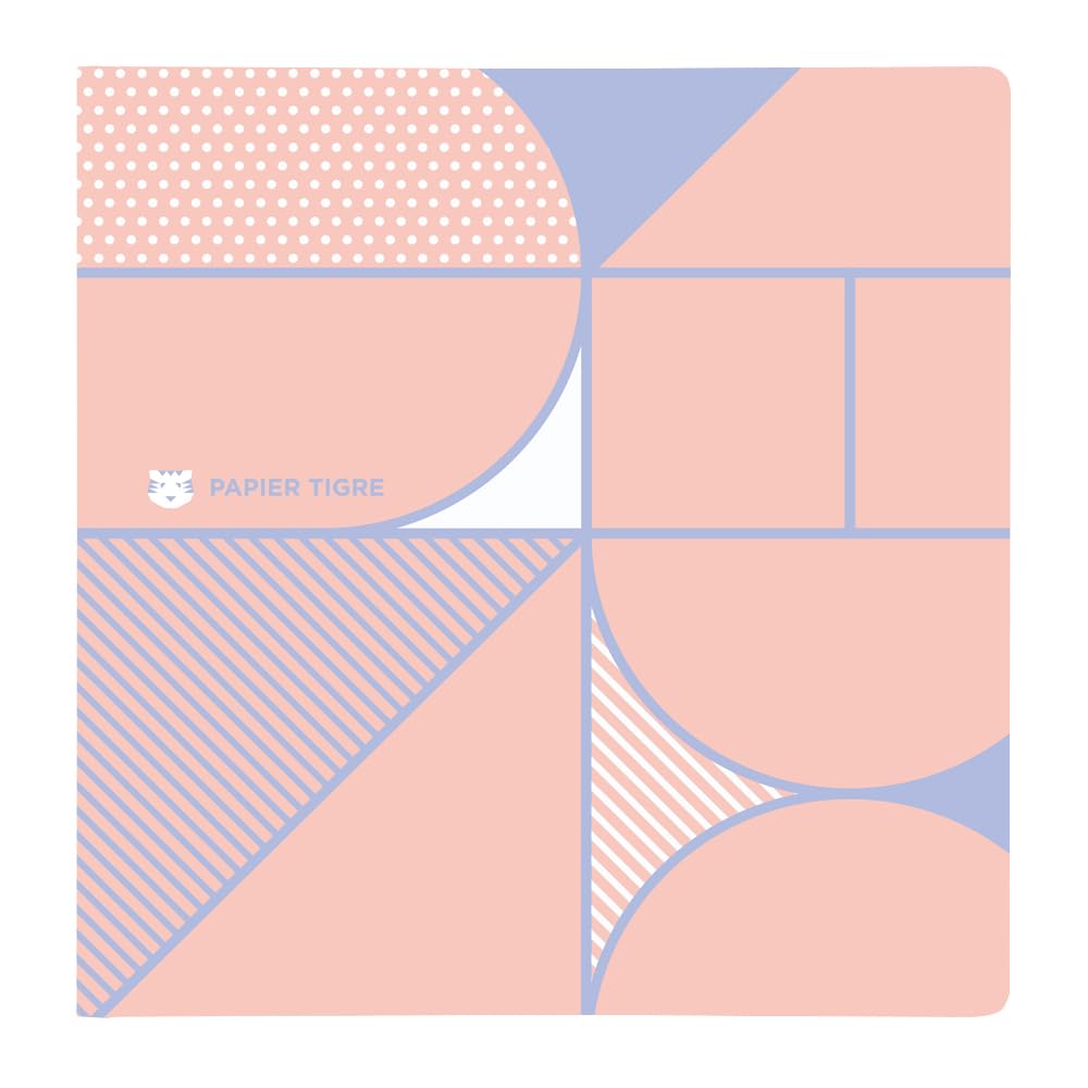 QUOVADIS 2026 Planner Diary  Caleplan / Papier Tigre Sérigraphie  (Monthly Block, Starts October 2025, Square Size 16x16cm) Numero QUOVADIS qv123pt2