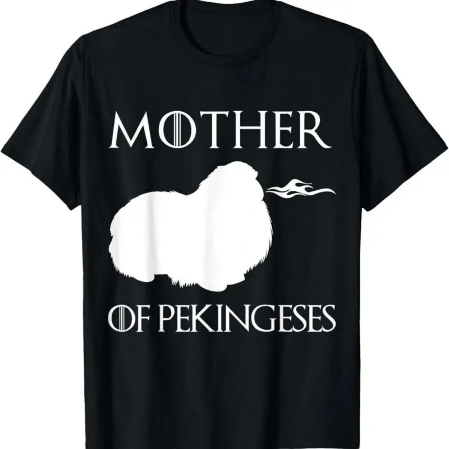 Mother Of Pekingeses Unrivaled Mothers Day Novelty T Shirt S чёрный