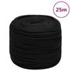 Work Rope Black 10 mm 25 m Polyester