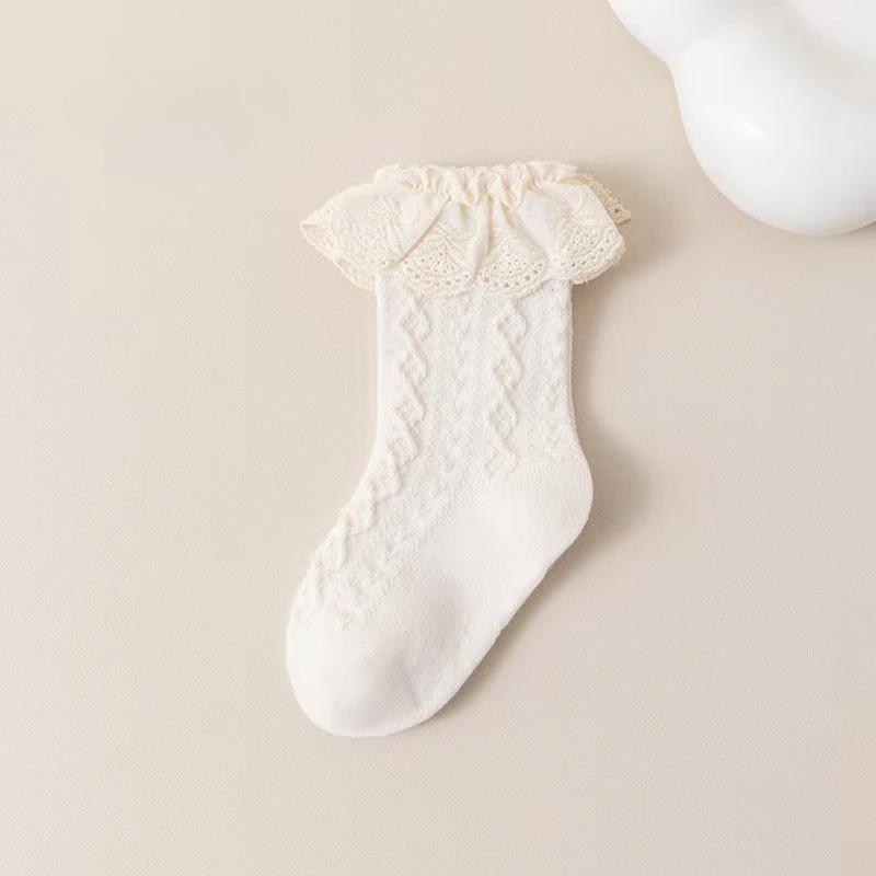 

Мода 2022 Новорожденные Малыши Девочки Носки с Рюшами Кружевные Хлопковые Носки до Щиколотки 0-5 Л Детские Носки для Девочек L (3-5 years old)