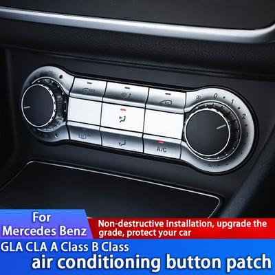 For Mercedes Benz GLA X156 CLA X117 A W176 B Class W246 W242 2013-2017 2018  Car Air Conditioner Button Cover Trim Sticker