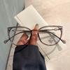 Korean Style Men's Glasses Cat-eye Shape Anti Blue Lightweight Glasses Women Top Superior Quality TR90 Material Superior Quality Glass Frames Women