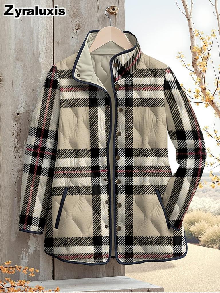 Women's Padded Cotton Jacket Floral Digital Print Women's Cotton Jacket