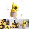 Adorable Gnome Sunflower Doll Plush Ornament For Desktop Decor And Gifts