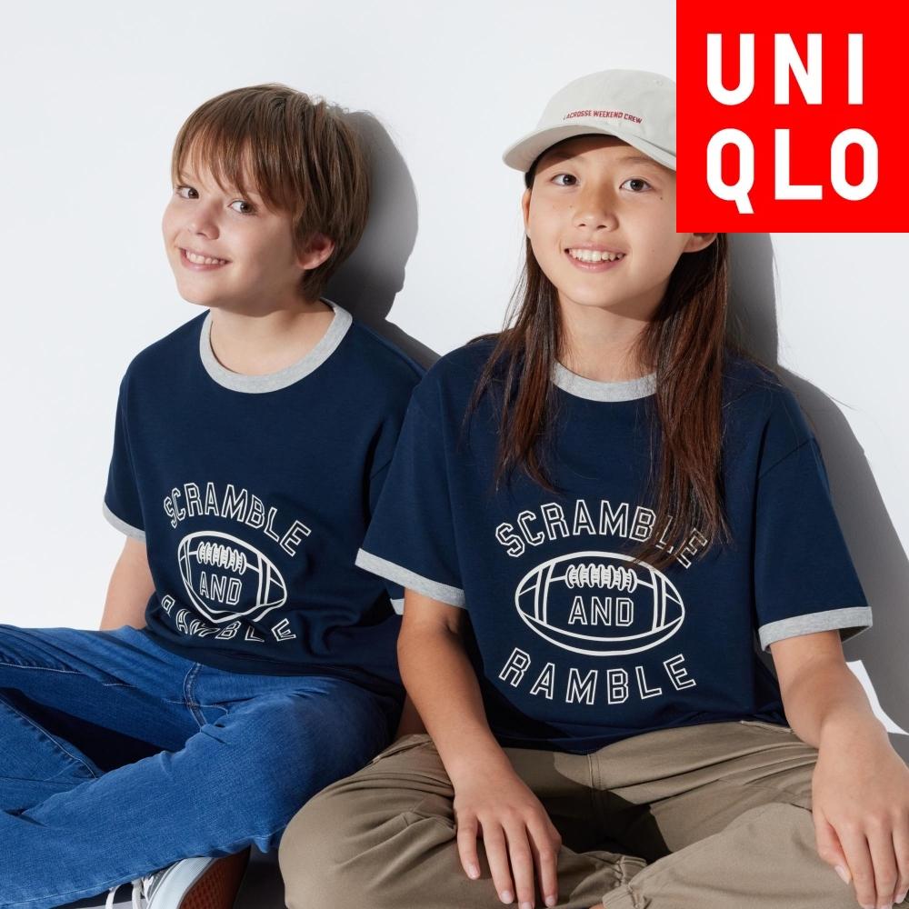 

ФУТБОЛКА UNIQLO KIDS AIRISM из ХЛОПКОВОГО ГРАФИКА С КОРОТКИМ РУКАВОМ