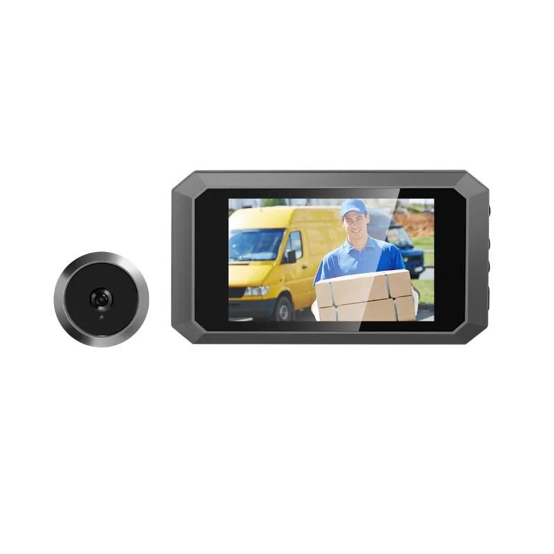 Smart Cat Eye Doorbell: 1080P HD, Multi-Language & Night Vision – Your Home’s Security Guardian