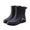 Men's Fleece-Lined Waterproof Rubber Rain Boots - Non-Slip, Warm, Outdoor, and Kitchen Safe