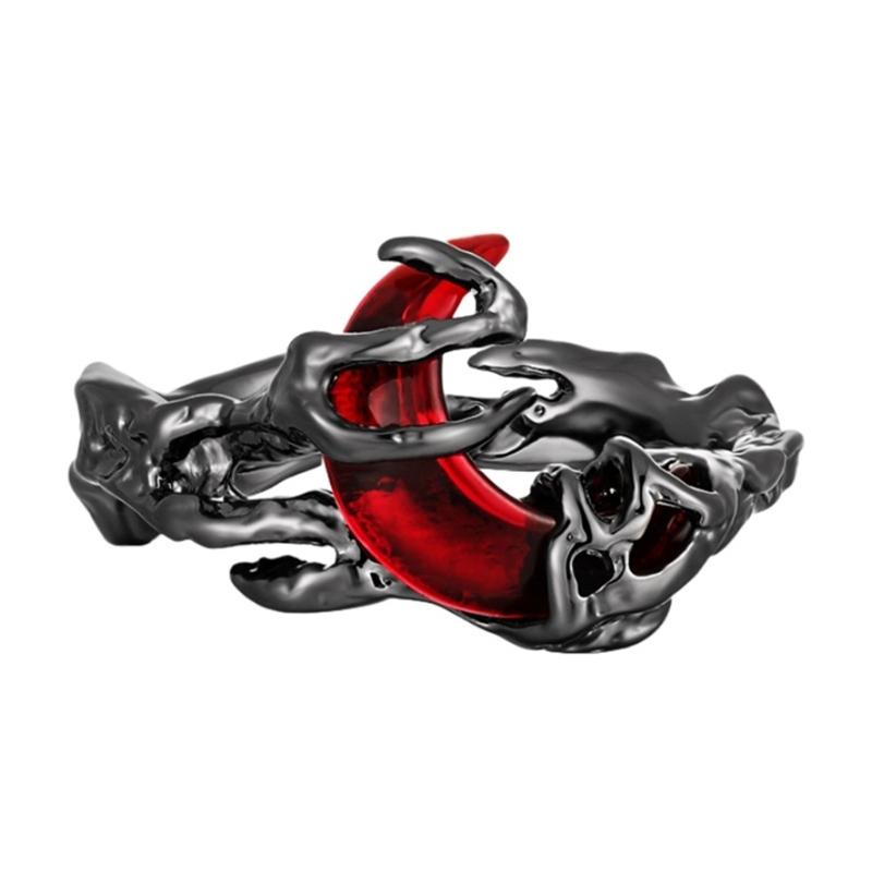 

Медное кольцо с блестящим покрытием, с узорами Солнца/Луны, регулируемый размер, аксессуары для пальцев, украшения для пар