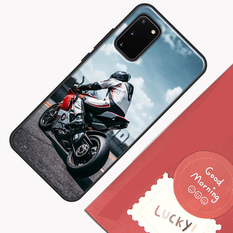 Motorcycle Motorbike Phone Case For Samsung Galaxy S24 S26 Ultra S20 S21 S22 S23 S25 Plus S10 S25 FE Cover Shell