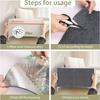 1PC 1m/39.37inch Self-Adhesive Cat Scratching Mat Trimmable Cat Carpet Cat Scratching Carpet Corner Wall Cat DIY Scratch Sofa Fu