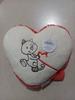 NICI Cushion Love Cat Heart 26x22cm