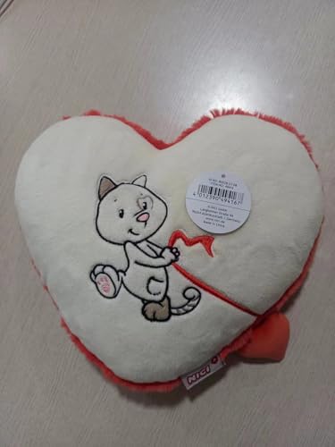 NICI Cushion Love Cat Heart 26x22cm