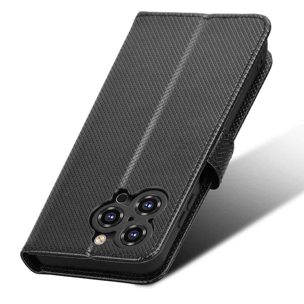 For Oukitel C3 Leather Wallet Case with Strap Diamond Texture Phone Cover