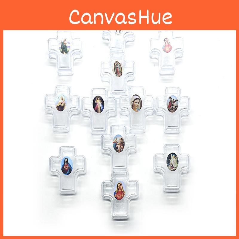 Durable Plastic Rosary Box With Unique Random Image For Baptism And Wedding Gifts