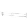RV Shower Corner Storage Bar 195 to 345mm Adjustable Stainless Steel Rod for Corner Shelves In Camping Vehicle Trailer