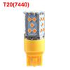 1156 7440 T20 3030 35smd Bulb Canbus W21W LED Lamp Car Turn Signal Ligh For Car Turn Signal Light Amber White