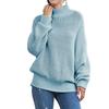 Pull tricoté pour femme, pull-over, tricot, femme, pull-over, confortable, hiver, automne, surdimensionné, décontracté