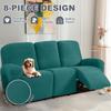3 Seater Stretch Thicken Recliner Sofa Cover Relax Armchair Couch Slipcovers Non-slip Furniture Protector Living Room Decor