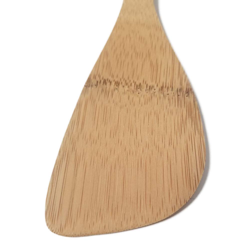 Kikusui Unpainted Japanese Smooth Bamboo Turner (Left-Handed)