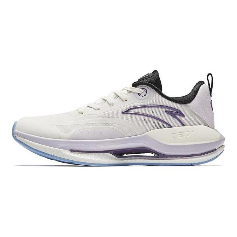 Anta Running Series women low-top nitrogen tech cushioned running shoes white-purple 922435537-2 36.5