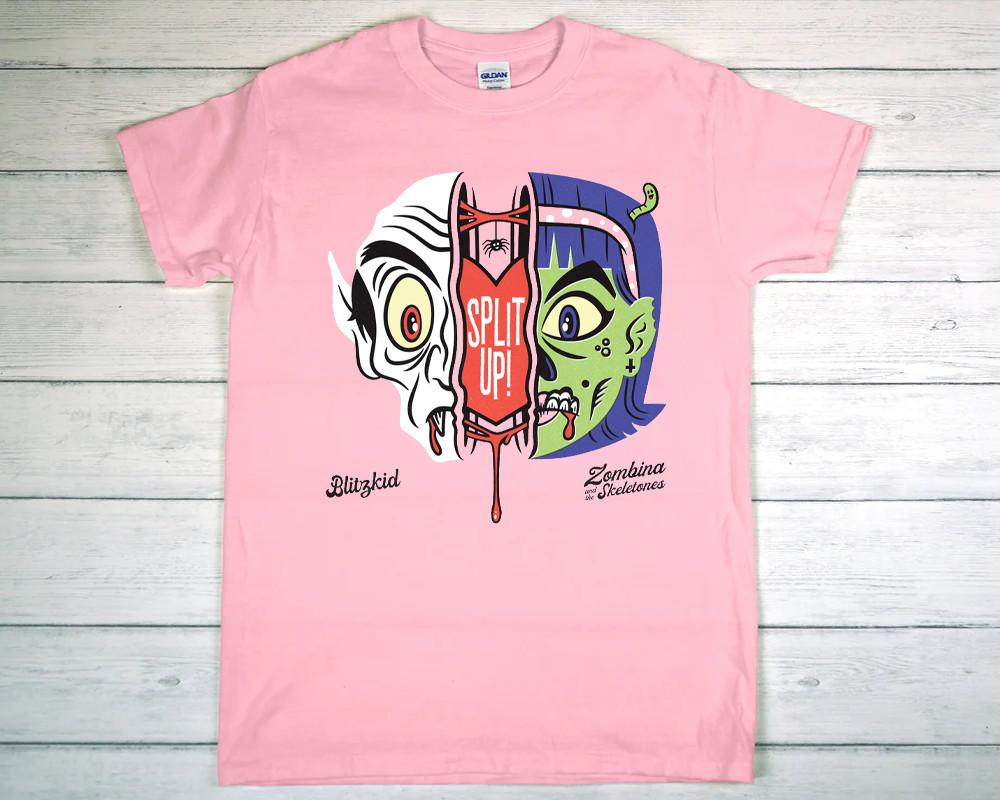 

Split Up Zombina and the Skeletones Album Tour Band Gift For Fan Tshirt Unisex T-Shirt XL
