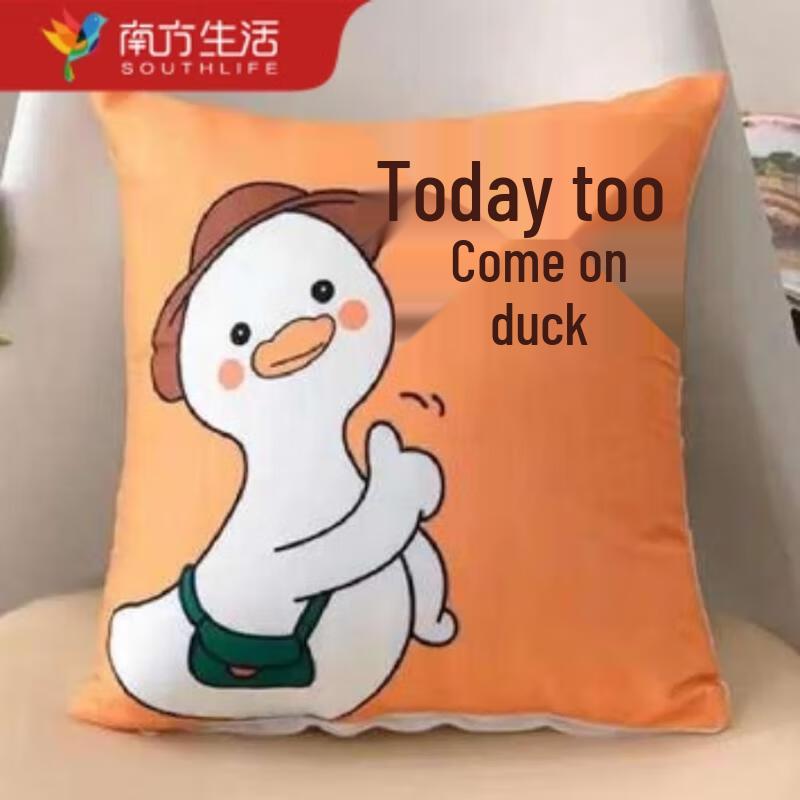 

Southern Life Short Plush Square Throw Pillow