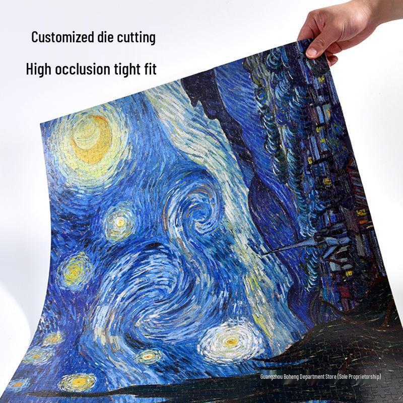 High Difficulty Anime Jigsaw Puzzle – 1000 Pieces Pikachu Starry Sky for Adults & Children