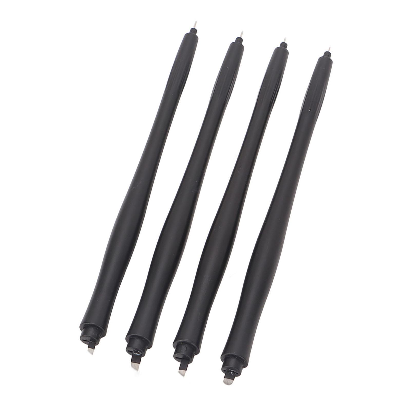 

10 шт., ручка для микроблейдинга, профессиональная двуглавая одноразовая ручная подводка для бровей, ручка для татуировки губ