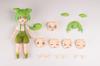 PLUM Plafia Zundamon Mini Figure Set, Approximately 100mm Tall, 1/12 Scale, Pre-Colored Plastic Model Kit, PP196