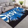 Fußballverein Logo Grafik Druck Bereich Teppich Rutschfeste Fußmatte Sport Fan Heimdekoration