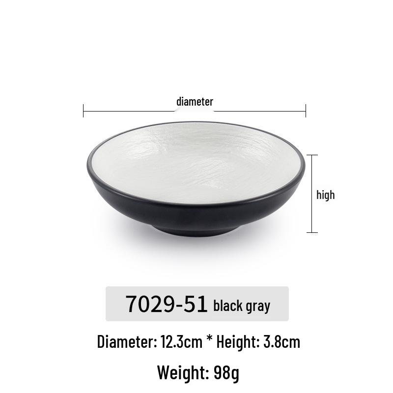 Japanese Melamine Mushroom Hat Salad Bowl: Creative Shallow Artistic Tableware for Rice, Soup, Noodles, and More