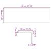 VidaXL Window Sills 2 Pcs Untreated 80x30x2 Cm Solid Oak Wood 4009110