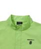 Beentrill Stand Collar Oversized Short Sleeve Anorak (Neon Yellow)