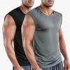European and American men's sports fitness quick-drying vest summer vest sleeveless bottoming shirt loose type