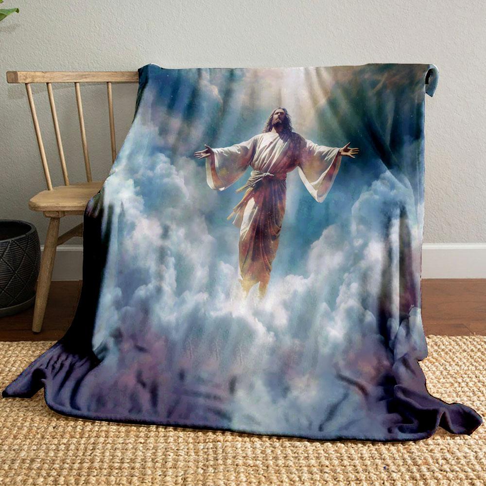 "Heavenly Ascension Art Blanket" Print Blanket Soft and Cozy Perfect for the Living Room Bed Sofa or a Nap,gift