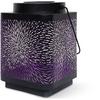 Solar Lantern - GARDEN ID Attract - Mauve 11 X 11 H15 Cm - 6 To 8h Autonomy - Mobile - On/off Button.