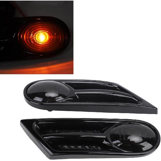 

Clear Side Indicator 09102166‑1670009 Compatible with Mini R56 R57 Coupe R58 Roadster R59 Transparent Side Marker Light Replacement
