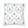 Golf Course Golf Clubs Square Pillowcase Polyester Linen Velvet Pattern Zip Decorative Room Cushion Cover Wholesale